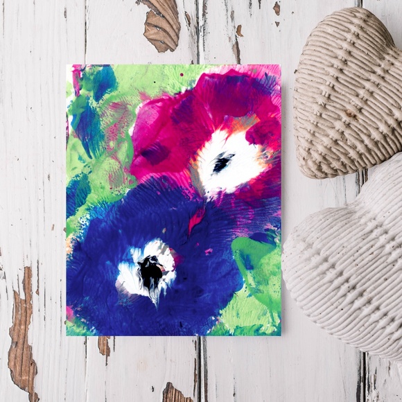 Original Small Floral Painting - Blooming Magic 149 - Picture 6 of 6